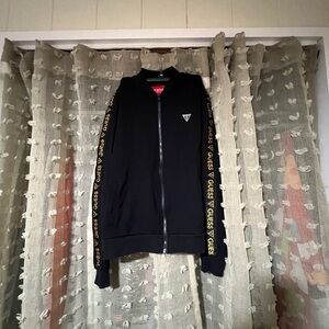 Guess Black Jacket with Gold Details